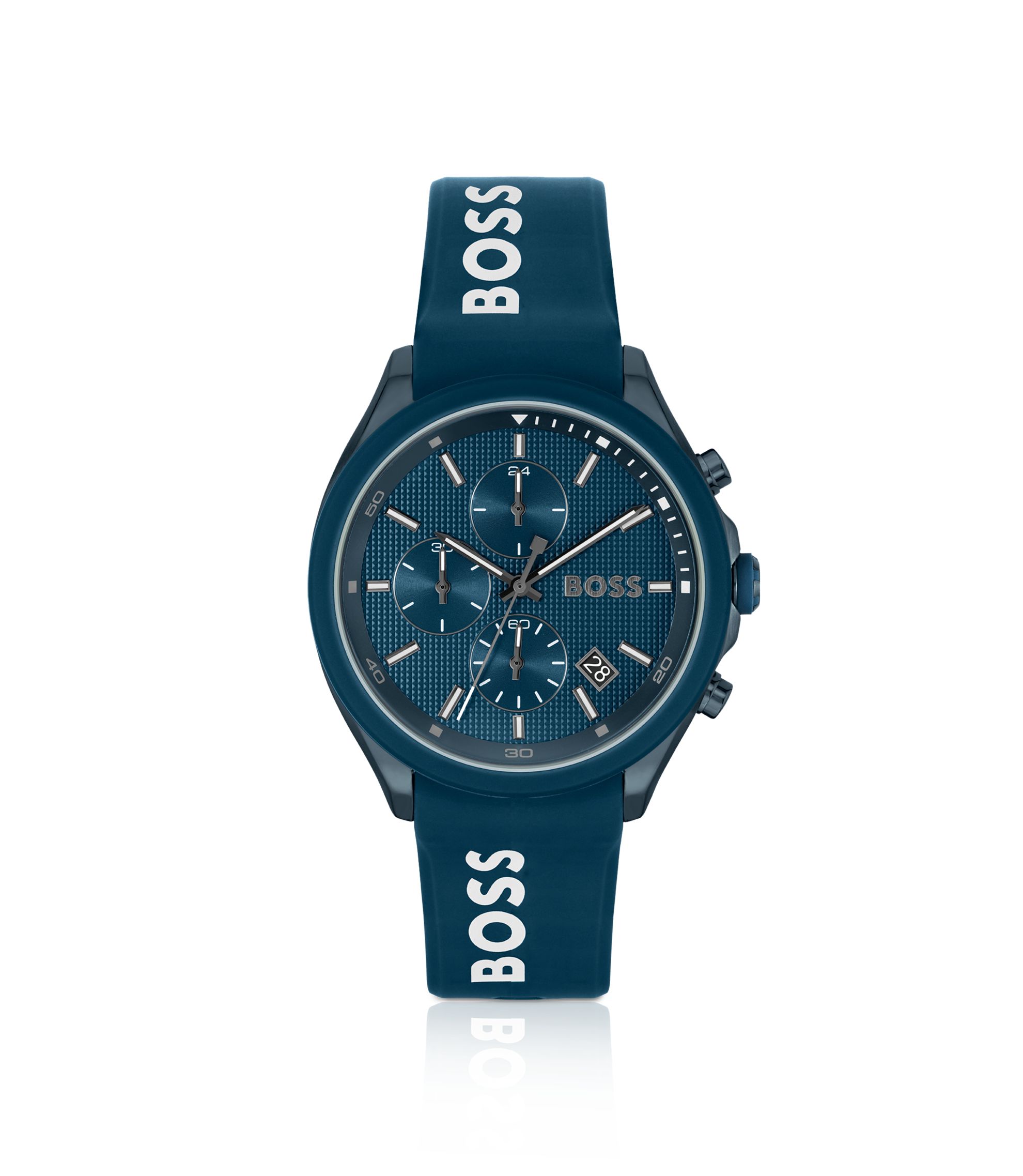 Hugo Boss men watch casual formal NEW✓ELEGANT✓ Hugo Boss Time One Chrono Date Dial Black  main image 4