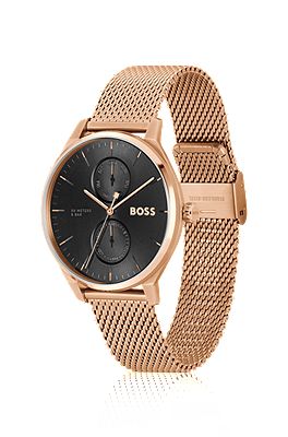 Hugo boss hotsell black gold watch