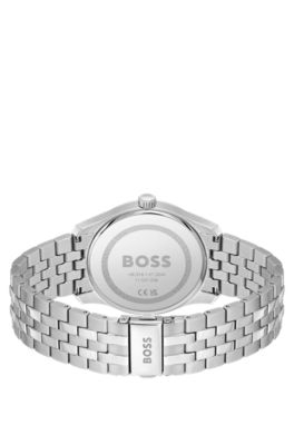 PRINCIPLE Link-bracelet watch with gray patterned dial, Assorted-Pre-Pack