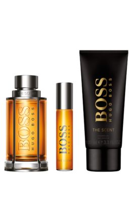 BOSS The Scent three-piece fragrance gift set, Assorted-Pre-Pack
