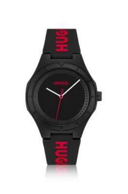 Lit for Him black watch with red logo detailing, Assorted-Pre-Pack