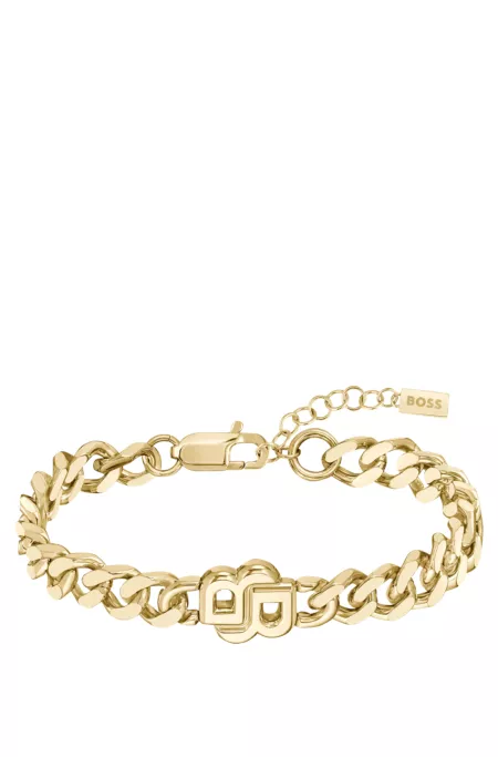 Gold-tone bracelet with Double B monogram