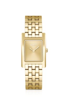 Shop Hugo Boss Link-bracelet Watch With Gold-tone Dial Women's Watches In Assorted-pre-pack