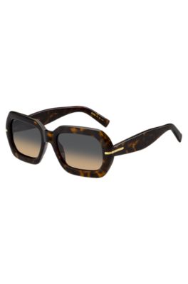 Hugo Boss Patterned-acetate Sunglasses With Gold-tone Hinges Women's Eyewear In Assorted-pre-pack