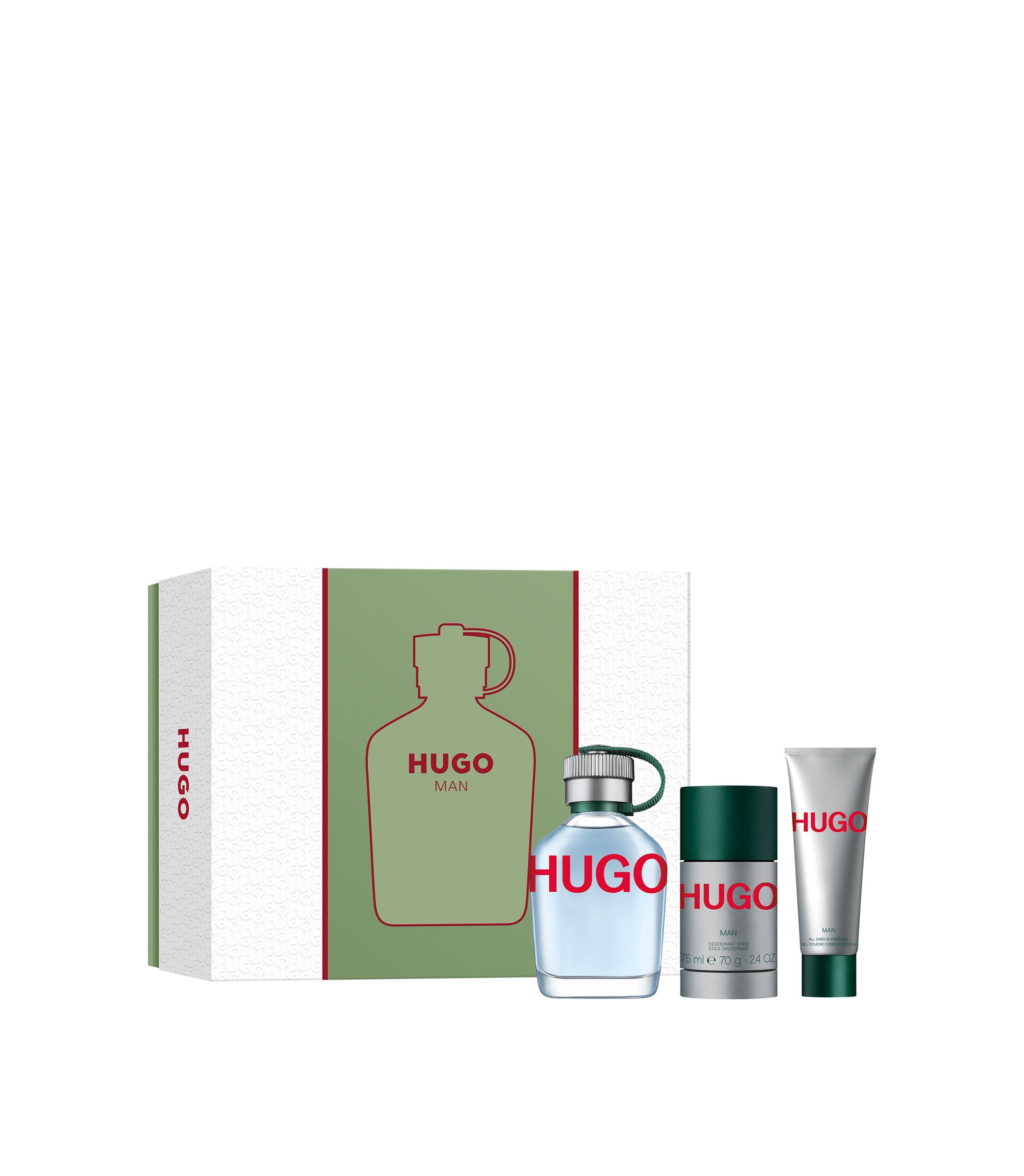 Shower Gel Hugo Boss Man Set Red SET (EDT 150ml Deodorant Stick