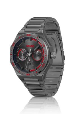 Reloj #GRAIL SPORT chapado en negro con esfera a tono, Assorted-Pre-Pack