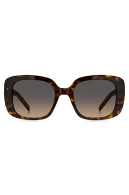 Havana-acetate sunglasses with Double B monogram, Assorted-Pre-Pack