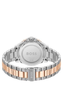 Troper blue-dial watch in two-tone steel, Assorted-Pre-Pack