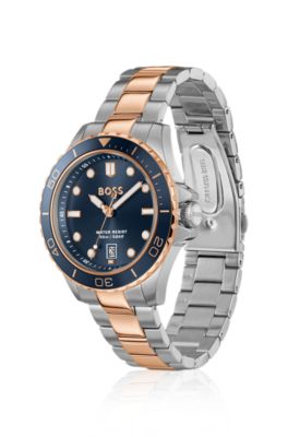 Reloj Troper Sport en dos tonos con esfera azul, Assorted-Pre-Pack