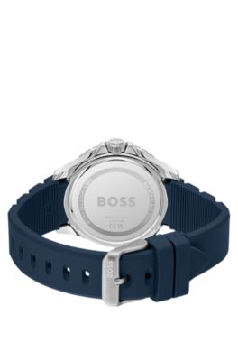 Reloj Troper Sport con esfera azul y correa de silicona, Assorted-Pre-Pack