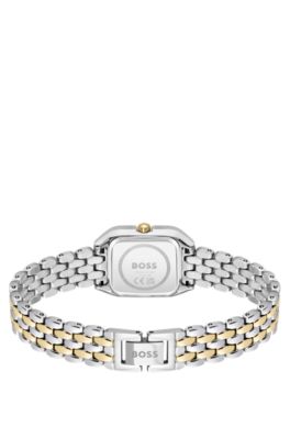 MAE PETITE Reloj con esfera verde y pulsera en dos tonos, Assorted-Pre-Pack