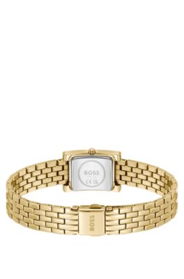 Reloj LUCY PRECIOUS de efecto dorado adornado con cristales y esfera blanca, Assorted-Pre-Pack