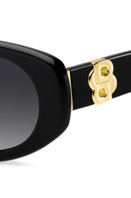 Gafas de sol de acetato negro con monograma Double&nbsp;B, Assorted-Pre-Pack