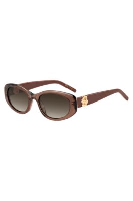Gafas de sol de acetato marr&oacute;n con monograma Double&nbsp;B, Assorted-Pre-Pack