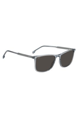Gafas de sol azul trasl&uacute;cido con logo en la patilla, Assorted-Pre-Pack