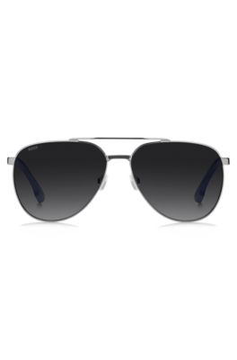 Double-bridge sunglasses with carbon-fiber temples, Assorted-Pre-Pack