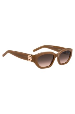 Gafas de sol de acetato color tostado con monograma Double&nbsp;B, Assorted-Pre-Pack