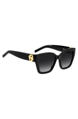 Gafas de sol de acetato negro con monograma Double&nbsp;B, Assorted-Pre-Pack