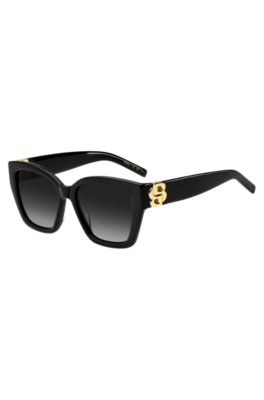 Black-acetate sunglasses with Double B monogram, Assorted-Pre-Pack