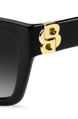 Gafas de sol de acetato negro con monograma Double&nbsp;B, Assorted-Pre-Pack