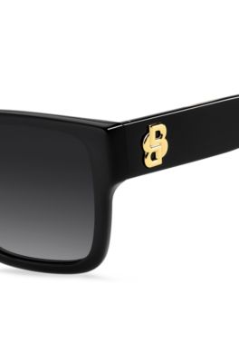Black-acetate sunglasses with Double B monogram, Assorted-Pre-Pack