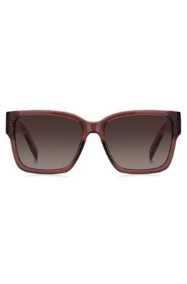 Gafas de sol de acetato marr&oacute;n con monograma Double&nbsp;B, Assorted-Pre-Pack