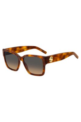 Gafas de sol de acetato color habana con monograma Double&nbsp;B, Assorted-Pre-Pack