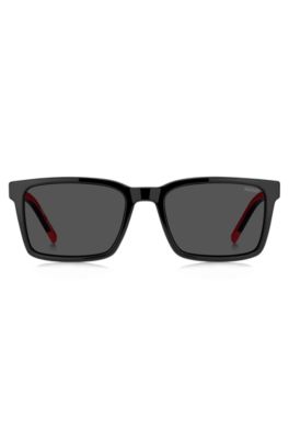 Gafas de sol negras con patillas estampadas, Assorted-Pre-Pack