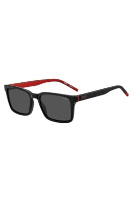 Gafas de sol negras con patillas estampadas, Assorted-Pre-Pack