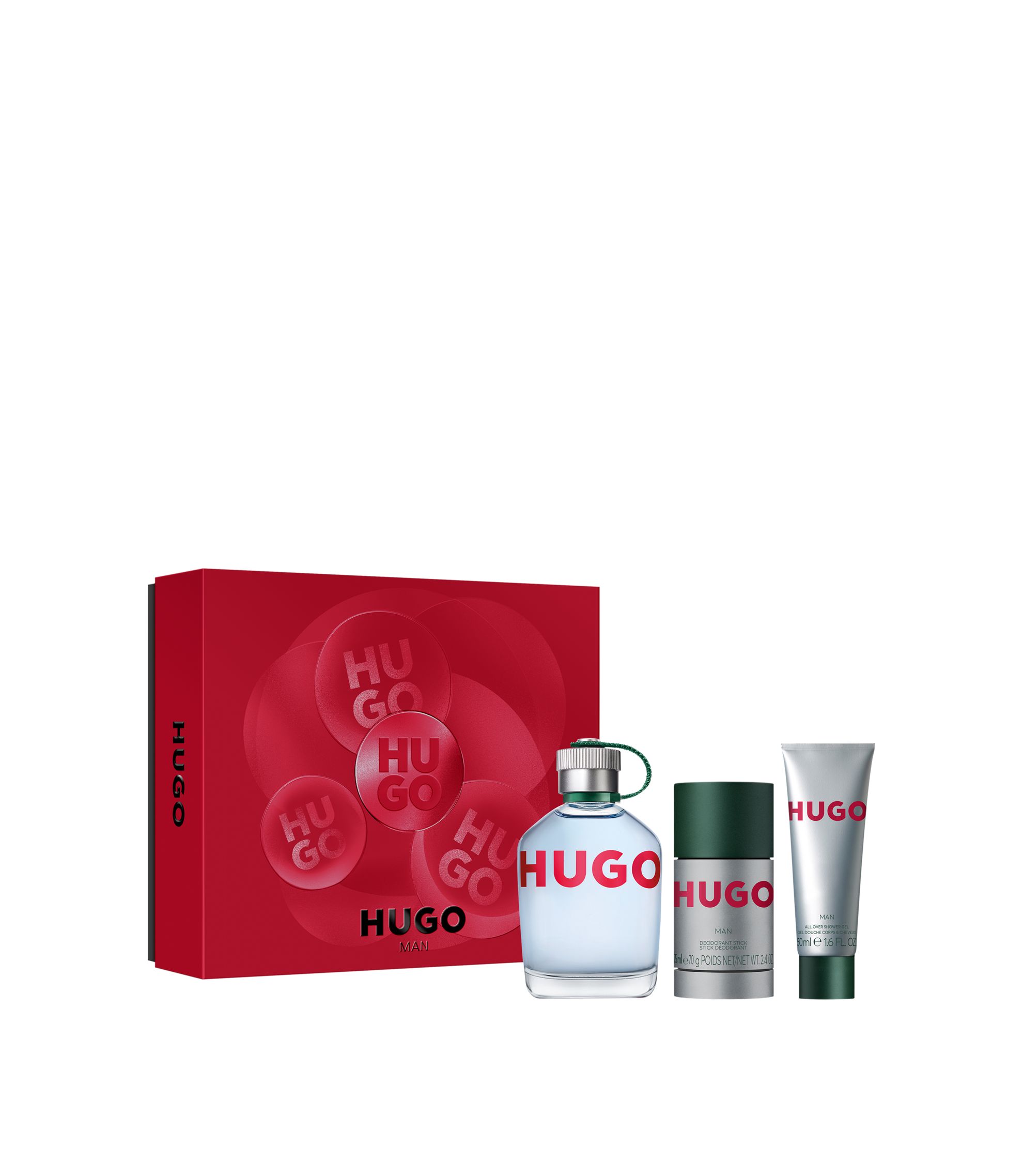 HUGO MAN 香水セット 125ml + デオドラント HUGO - HUGO Man Eau de Toilette 125 ml gift set