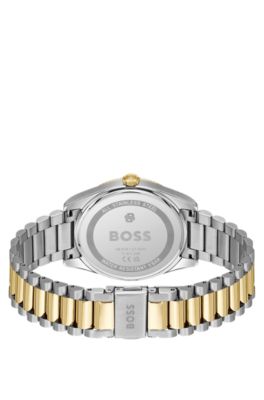 Cheswick two-tone watch with fluted bezel, Assorted-Pre-Pack