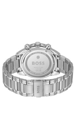 Sealiner silver-tone chronograph watch with green dial, Assorted-Pre-Pack