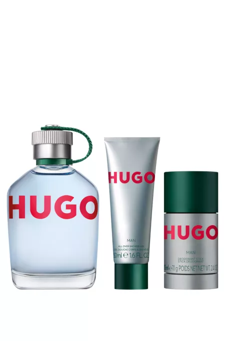 HUGO Man Eau de Toilette 125ml - 4.2 fl oz gift set