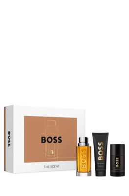 BOSS The Scent Eau de Toilette for Him 100 ml &ndash; 3.4 fl oz gift set, Assorted-Pre-Pack