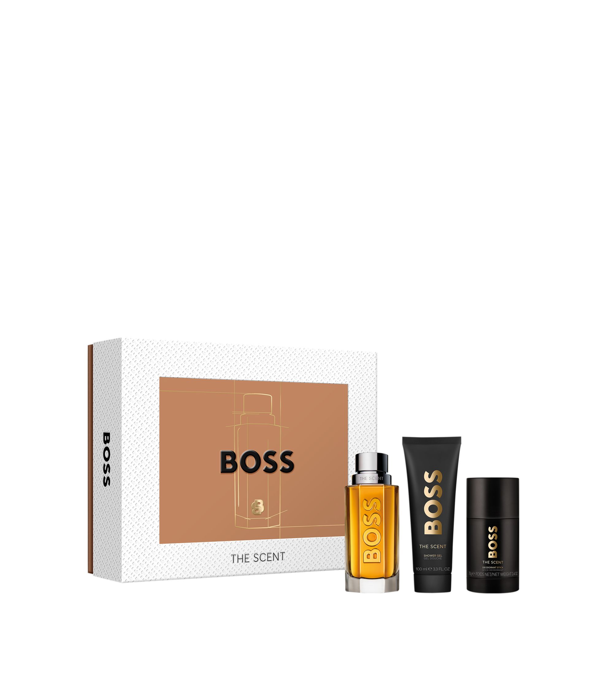 BOSS THE SCENT 香水とボディクリームセット BOSS - BOSS The Scent Eau de Toilette for Him 100 ml – 3.4 fl oz
