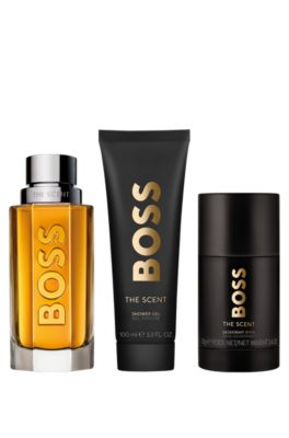 BOSS The Scent Eau de Toilette for Him 100 ml &ndash; 3.4 fl oz gift set, Assorted-Pre-Pack