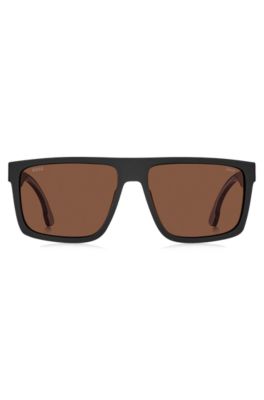 Black sunglasses with high-contrast polarized lenses, Assorted-Pre-Pack