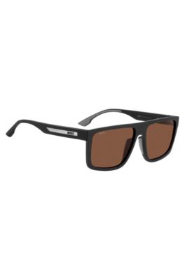 Black sunglasses with high-contrast polarized lenses, Assorted-Pre-Pack