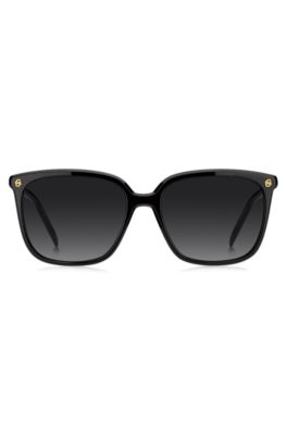 Black acetate sunglasses with gold-tone Double B monograms, Assorted-Pre-Pack