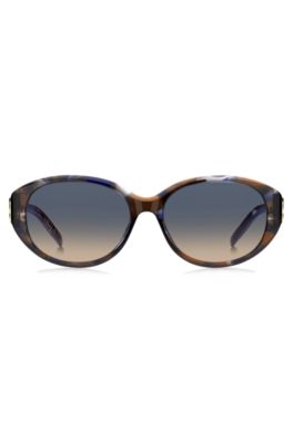 Havana acetate sunglasses with Double-B monogram hardware, Assorted-Pre-Pack