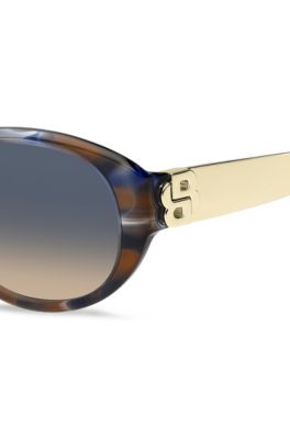 Havana acetate sunglasses with Double-B monogram hardware, Assorted-Pre-Pack