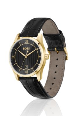 Principle Prestige reloj con esfera negra con textura, Assorted-Pre-Pack