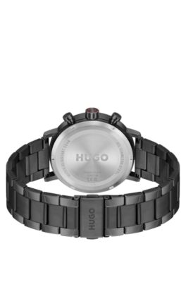 #Takeoff reloj chapado en negro con esfera negra, Assorted-Pre-Pack