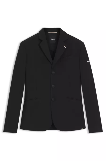 Equestrian slim-fit show jacket with signature details