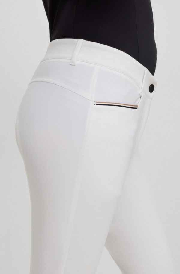 Equestrian full-grip breeches in power-stretch material - image 2