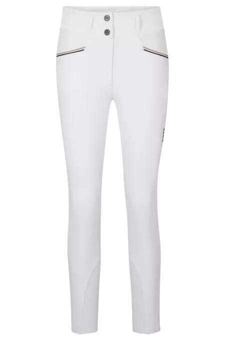 Equestrian full-grip breeches in power-stretch material