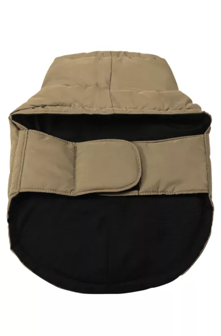 Padded dog jacket in waterproof fabric