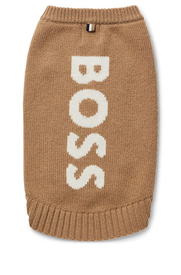 Dog sweater in wool and cashmere, Beige