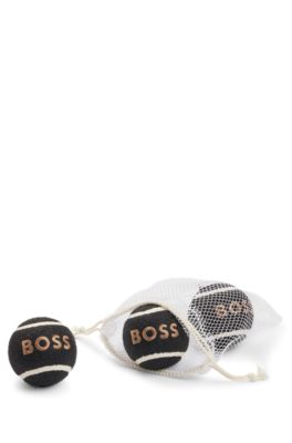 Set of two dog balls, Black