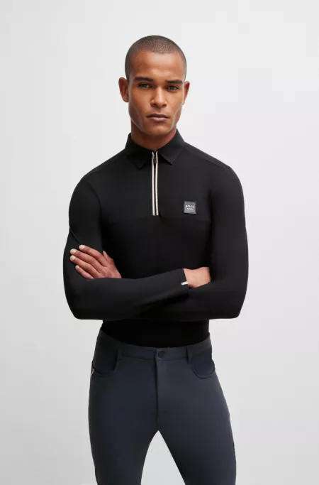 Equestrian training shirt in quick-dry material